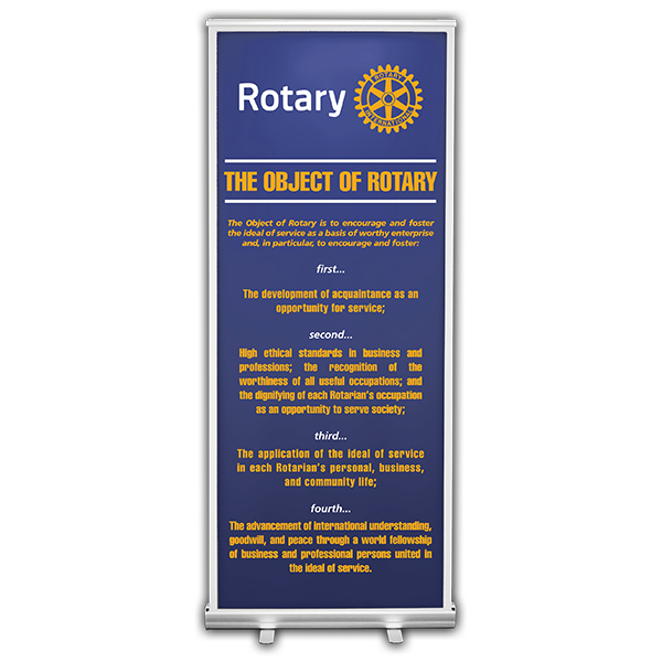 Object of Rotary Retractable Banner